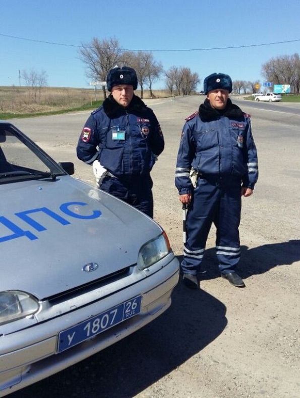 Сотрудники Ставропольской ГАИ предотвратили автоаварию
