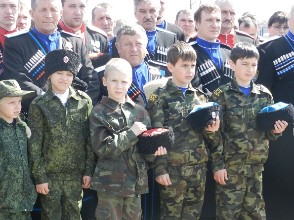 Поминовение терских казаков посетил президент Южной Осетии Леонид Кибилов