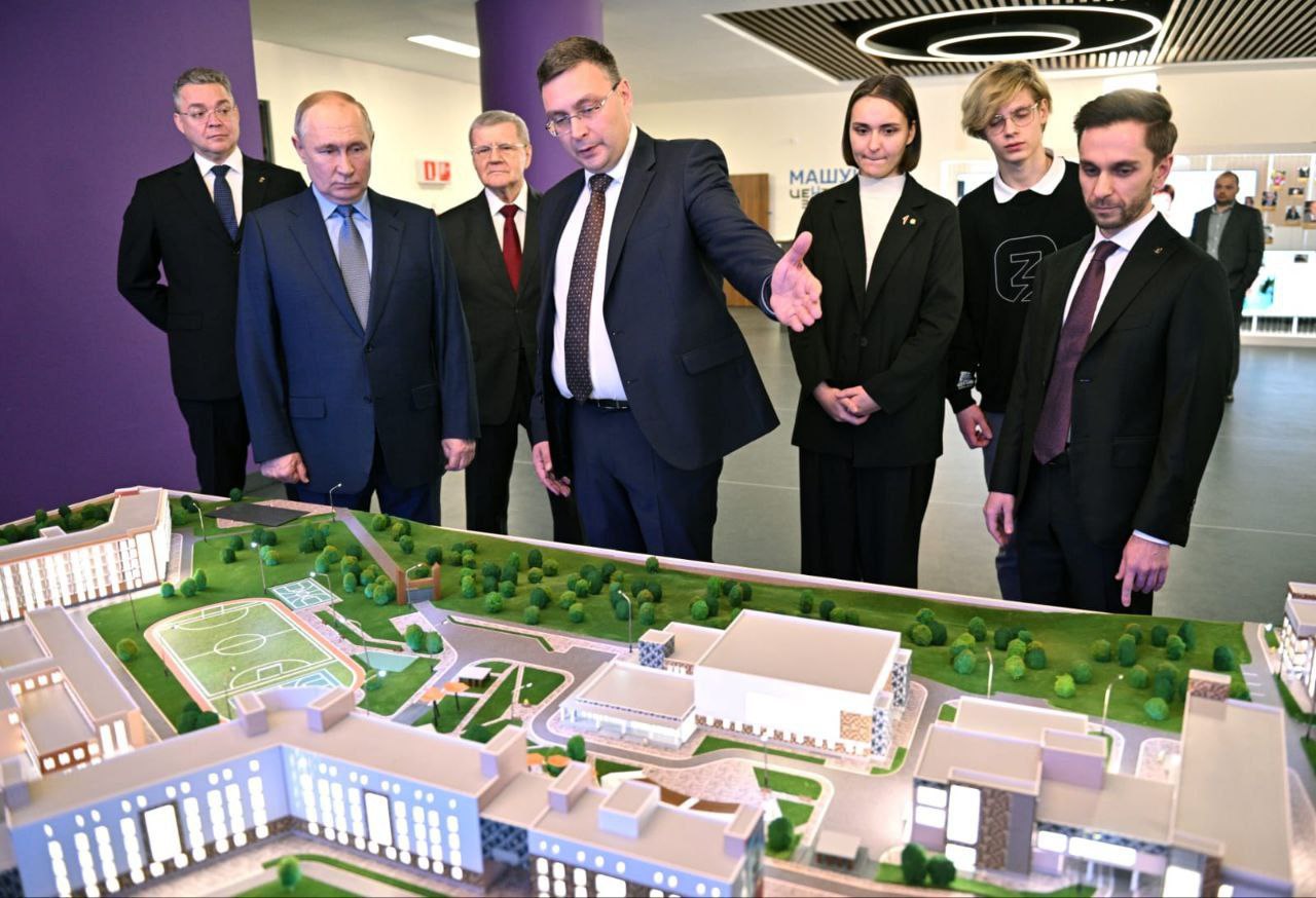 В Пятигорске Центре знаний «Машук» посетил Президент Владимир Владимирович Путин