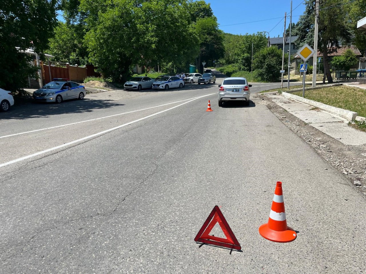 Водитель автомобиля допустил наезд на пешехода