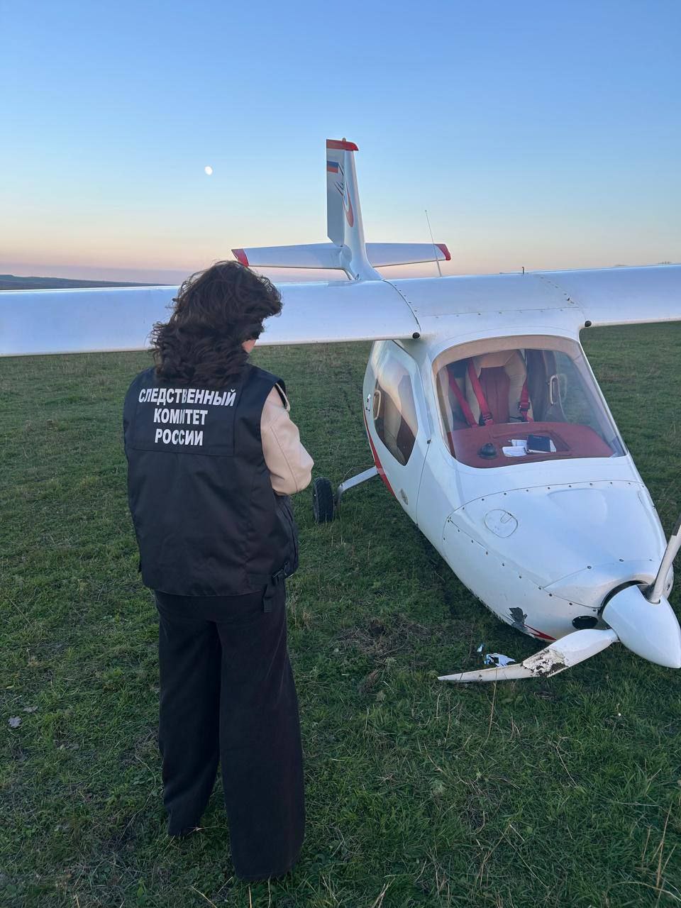 Аварийная посадка легкомоторного самолета произошла на Ставрополье